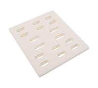 SEWOART Plaque de Répartition Structure Microporeuse Dense en Céramique Résistante au Feu et Conception Multi-Trous Optimisée Contrôle Chaleur Cuisine Professionnelle pour Barbecue à Gaz