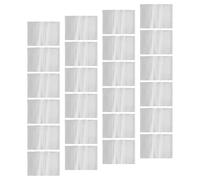 SEWOART Protège-documents de bureau A4 Lot de 40, couverture imperméable pour cahier, PP transparent, résistant à la poussière, flexible, pour école et bibliothèque