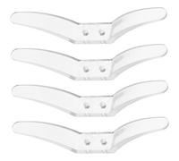 SEWOART Rideau à Enrouleur 4 Pièces Crochet de Positionnement en Pom, Accessoire pour Stores Enrouleurs, Installation Facile, Solide, Conçu pour Chaînes de Stores pour Usage Domestique