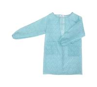 SEWOART Tablier Étanche Bleu pour Adulte en Polyester avec Manches, Facile à Porter, Bar et L'hôtel, Vêtement de Protection Pratique et Confortable