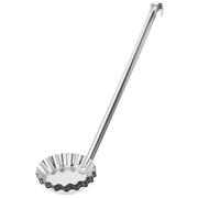 SEWOART Ustensiles de Cuisine 5pcs Cuillères à Frire en Acier Inoxydable Nonadhésives, Accessoires pour Préparation de Collations Frites à Domicile