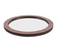 SEWOART Vintage Decorative Mirror Tray, Round Wooden and Acrylic Vanity Tray, Sturdy Counter Top Display for Coffee Table and Weddings, Decorative Accent Organizer