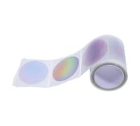 Sewroro 105 Feuilles Distributeur de Notes Adhésives Translucides | Papier Autocollant Transparent Irisé, Réutilisable, pour Indexation de Documents et Journaux