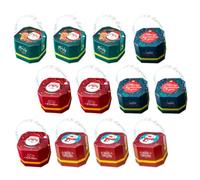 Sewroro 20 Pièces Boîtes à Bonbons de Noël Portables, Carton Pvc, | Présents de Fête et Mariage, Légères, Délicates, pour Garçon et Filles, Faciles à Emporter Couleur Aléatoire