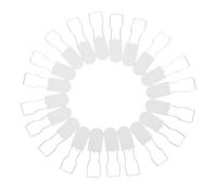 Sewroro 40 Pièces Cadenas de Sécurité Plastique Anti-effraction pour Vêtements et Chaussures, Scellés Jetables en Pp Fonction Inviolable pour Stockage et Présentation D'échantillons