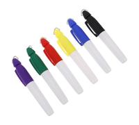 Sewroro 6 Pièces Stylo Porte-clés de Golf Mini Marqueur pour Balle de Golf | Marquages Précis et Visibles, Design Portable, Plastique Léger, pour Activités de Plein Air et Parcours
