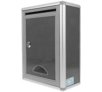 Sewroro Boîte aux Lettres Extérieure Murale avec Serrure, Boîte aux Lettres Suspendue en Alliage D'aluminium, Grosse Capacité, Étanche, pour Extérieur et Bureau