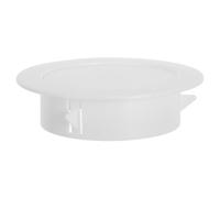 Sewroro Caches-trous Muraux pour Climatiseur en Abs Blanc, Structure Simple et Installation Facile, Adaptés aux Trous de 92-100mm pour Pièce, Remplacement Couverture