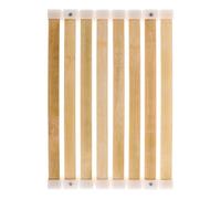 Sewroro Coussin de Sauna en Bambou Beige Antidérapant, Résistant Chaleur, | Assise Tissée en Lattes de Bambou, Facile à Nettoyer, Confort Stable, pour Sauna et Usage Intérieur