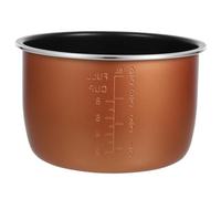 Sewroro Cuve Intérieure Design Convivial et Solide en Acier Inoxydable 304 Capacité 4l Remplacement pour Cuiseur à Riz pour Usage Domestique