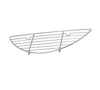 Sewroro Grille de Cuisson Semi-Circulaire en Acier Inoxydable 304 Surface Lisse et Égouttoir à Huile pour Barbecue Extérieur de Grosse Taille