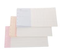 Sewroro Lot de 3 de Recharges pour Organiseur M5 en Papier 120gsm à Surface Lisse Format Tri-fold 5 Trous pour Planificateur Quotidien et Hebdomadaire