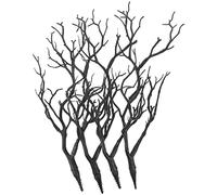 Sewroro Lot de 4 branches artificielles en forme de bois de sorcière - Branches séchées - Branches de plantes décoratives - Pour arrangements floraux - Décoration de Noël