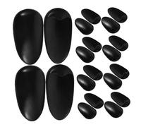 Sewroro Lot de 60 Protège-Oreilles en Plastique Imperméable Noir Réutilisables et Légers Couvre-Oreilles Flexibles pour Teinture Capillaire et Lavage de Cheveux Protection pour Salon