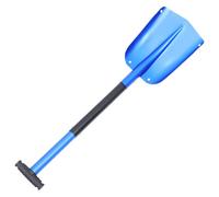 Sewroro Pelle à Neige Multifonction Pliante en Alliage D'aluminium pour | Bleu, Structure Robuste en Plastique, Usage Route Route, Rangement Facile, Adaptée aux Conditions Hivernales