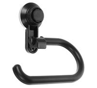 Sewroro Porte Rouleau Papier Toilette à Ventouse Noir Support Mural sans Perçage pour Salle de Bain et Cuisine Rangement Compact et Pratique pour Petite Espace