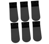 Sewroro Présentoirs à Chaussures de Sport Flottants Support Mural pour Baskets en Acrylique Noir Set de 6 Pièces, pour Exposition et Rangement