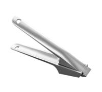 Sewroro Presse à Ail Manuel Compact en Alliage D’aluminium Argenté | Écrasement Délicat et Rapide, Trous Réguliers, Démontable et Lavable, Usage Simple au Quotidien