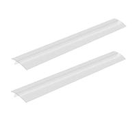 Sewroro Protection De Cuisinière En Silicone Transparent 53 Cm Résistant à La Chaleur, Cache-joints Anti-débordement, Lot De 2, Protection Latérale Pour Four, Utilisation La Cuisine