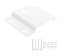 Sewroro Support de Fixation pour Poteau D'éclairage Extérieur, Support de Bras de Lampadaire Solaire, Fer Blanc, Installation Facile, Résistant aux Intempéries, pour Lampadaires de Rue,