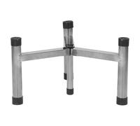 Sewroro Support de Foyer Extérieur Résistant aux Intempéries en Acier Inoxydable Installation Rapide Base Stable et Fond Antidérapant pour Camping et Barbecue