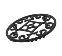 Sewroro Support Rond pour Wok en Fonte Résistante à la Chaleur Grille de Rechange pour Cuisinière à Gaz Anneau Stable pour Casseroles et Poêles Adapté à la Cuisson Intérieure et
