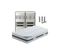 SEYCHELLES - Pack Matelas + AltoZone 140x200 + Pieds -