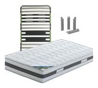 SEYCHELLES - Pack Matelas + AltoZone 90x190 + Pieds - Altobuy G