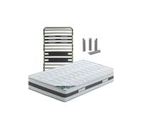 SEYCHELLES - Pack Matelas + AltoZone 90x200 + Pieds -