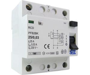 SEZ Interrupteur Fi 25A 30mA 2P 10kA TYPE B RCD Disjoncteur différentiel 8842