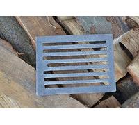 SEZAM 15 x 11,3 cm Grille de four en fonte, grille à cendres, grille en fonte de différents diamètres, grille pour poêle à bois, compatible avec poêle à bois, grille de table, grille de four, pièces