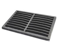SEZAM 30 x 20 cm (29,7 x 19,8 cm) - Grille de four en fonte - Différents diamètres - Compatible avec poêle à cheminée - Grille de four - Grille de feu - Grille à charbon