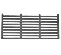 SEZAM 35 x 15 cm - Grille de four en fonte - Différents diamètres - Compatible avec le poêle à cheminée - Grille de four - Grille de feu - Grille à charbon