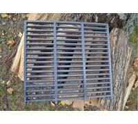 SEZAM Grille de cheminée de foyer grille en fonte BBQ 35 x 30 5 cm