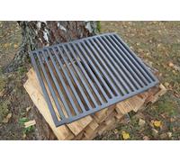 SEZAM Grille de four 41,5 x 33,5 cm Fonte Grille en fonte Grille de cheminée carrée Grille de cendrier Poêle à bois Grille de plaque Grille de four Cheminée Grille de barbecue BBQ
