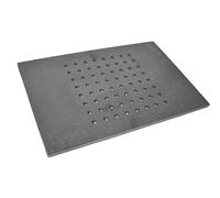 SEZAM Grille de four en fonte avec trous - Compatible avec poêle de cheminée - Grille à charbon