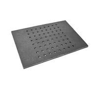 SEZAM Grille de four en fonte avec trous - Compatible avec poêle de cheminée - Grille à charbon