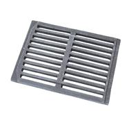 SEZAM Grille de four en fonte épaisse de 30 x 21,5 cm d'épaisseur - Différents diamètres - Compatible avec poêle à cheminée, table de four, grille de feu, grille à charbon