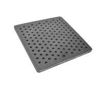 SEZAM Grille de poêle en fonte avec trous - Four - Angle - Dimensions variées (24 x 24 cm (23,5 x 23,5 cm))