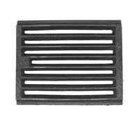 SEZAM Grille en fonte pour four, cheminée et poêle 25,5 x 21 cm - Grille pour cendres de différents diamètres