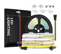 SEZO FCOB CCT IC Ruban LED haute densité adressable par pixel 2700K-6000K COB CCT+WS2811 IC Bande LED 5M 576LEDs/M 10W/M DC24V IP30 Changement de couleur DIY Décoration