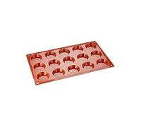 | SF013 Moule en Silicone pour TARTELLETTA Monoportions, antiadhésif, 15 cavités, Lot de 1 Moule à gâteau, Ø 45 h MI MOULE A GATEAU
