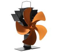 SF304G 5 Ventilateur à bois pour brûleur alimenté par la chaleur Pour poêle à bois Efficace Grand Air Perfec Alimenté par la chaleur Pas besoin de batterie ou d'électricité