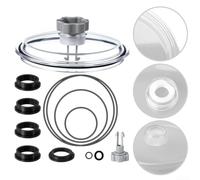 SF80110-1 Kit de joint d'étanchéité et couvercle de piège à feuilles pour pompe de filtre à sable de 30,5 cm avec soupape de libération d'air et 11 variantes de joint torique