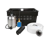 SFA Kit d'urgence SANISUBSTEEL101 – Pompe inox 450 W, panier, arbre, turbine