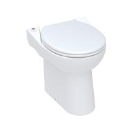 SFA - Sanibroyeur Sanicompact 43 - WC avec Broyeur Intégré - Compact - Double Chasse d'Eau Économique - 41,5 x 44 x 46,4 cm - 550W - Made in France