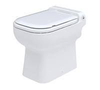 SFA - Sanibroyeur Sanicompact Elite - Broyeur WC Avec Assise Large - Double-Chasse Eco+ - 36 x 55,5 x 48 cm - 550W - Made in France