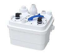 SFA - Sanicubic 1 WP - Station De Relevage À Poser - Eaux Grises Et Chargées - Etanchéité Renforcée - 4 Entrées - Local Commercial Ou Pavillon - 47,8 x 42,6 x 39,3 cm - 1500 W - Made In France