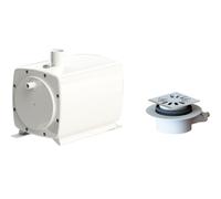 SFA - Sanifloor+ 4 - Pompe Relevage Et Bonde - Receveur À Carreler Wedi® - Douche Italienne - Sans Fil - Haut Débit - Pompe 29,5 x 17,8 x 29,8 cm - Bonde Ø12,8 x 19,6 x 6 cm - 400W - Made In France