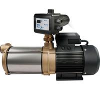 SFA SaniMHP 9-50 PC4 : Groupe de surpression multicellulaire, pompe horizontale auto-amorçante avec contrôle de pression PC4, débit de 8,7 m³/h, hauteur de refoulement de 50 mètres, pression de 12 bar